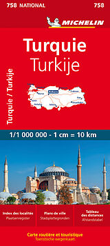 (Land)Karte Michelin Türkei von NATIONAL