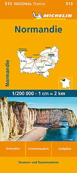 (Land)Karte Michelin Normandie von