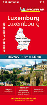 (Land)Karte Michelin Luxemburg von 