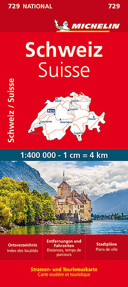 Carte (de géographie) Michelin Schweiz de 