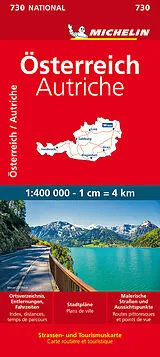 (Land)Karte Michelin Österreich von