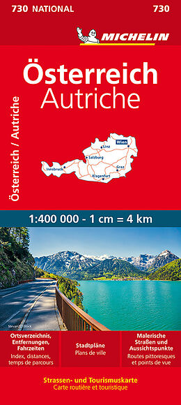 (Land)Karte Michelin Österreich von 