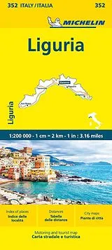 (Land)Karte Michelin Ligurien von 