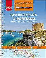 Reliure en spirale Spain & Portugal 2024 - Tourist and Motoring Atlas (A4-Spiral) de Michelin