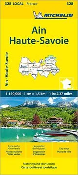 (Land)Karte Michelin Hochsavoyen von
