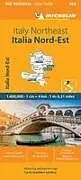 gefaltete (Land)Karte Italy Northeast - Michelin Regional Map 562 von Michelin