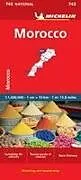 gefaltete (Land)Karte Morocco - Michelin National Map 742 von Michelin