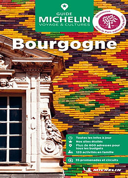 Livre Relié Michelin Le Guide Vert Bourgogne de 