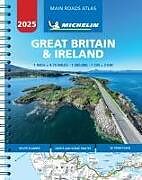 Reliure en spirale Great Britain & Ireland 2025 - Mains Roads Atlas (A4-Spiral) de Michelin