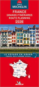 (Land)Karte France Route Planning 2026 - Michelin National Map 726 von Michelin