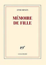 Broschiert Mémoire de fille von Annie Ernaux
