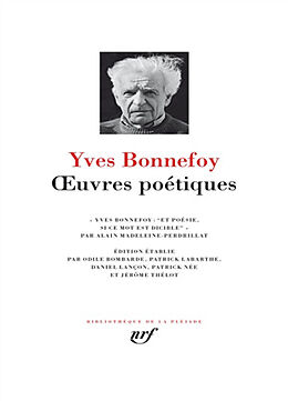 Broché Oeuvres poétiques de Yves Bonnefoy