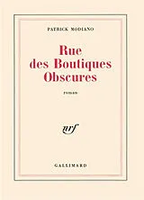 Broschiert Rue des boutiques obscures von Patrick Modiano