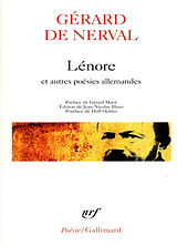 Broché Lénore : et autres poésies allemandes de Gérard de Nerval