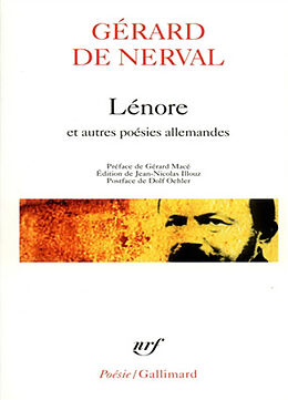 Broché Lénore : et autres poésies allemandes de Gérard de Nerval