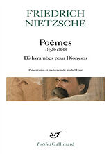 Broché Poèmes 1858-1888. Dithyrambes pour Dionysos de Friedrich Nietzsche