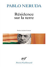 Broché Résidence sur la terre de Pablo Neruda