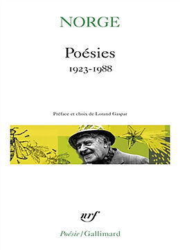 Broché Poésies : 1923-1988 de Géo Norge