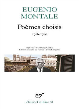 Broché Poèmes choisis : 1916-1980 de Eugenio Montale