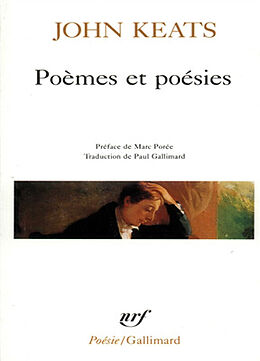 Broché Poèmes et poésies de John Keats