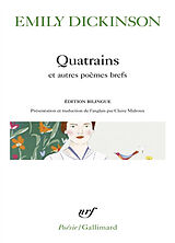 Broché Quatrains : et autres poèmes brefs de Emily Dickinson