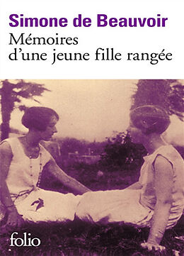 Couverture cartonnée Mémoires d'une jeune fille rangée de Simone de Beauvoir