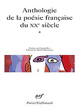 Broché Anthologie de la poésie française du XXe siècle. Vol. 1 de Gall Collectifs