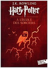Couverture cartonnée Harry Potter à l'école des sorciers de J. K. Rowling