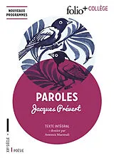 Broschiert Paroles : texte intégral von Jacques Prévert