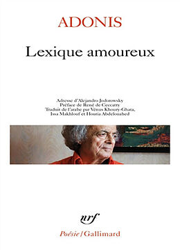 Broché Lexique amoureux de Adonis