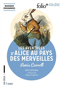 Broché Les aventures d'Alice au pays des merveilles de Lewis Carroll