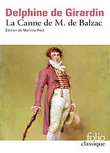 Broschiert La canne de M. de Balzac von Delphine de Girardin