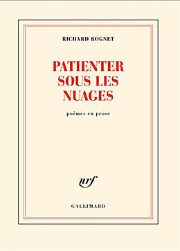 Broché Patienter sous les nuages : poèmes en prose de Richard Rognet