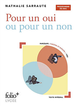 Kartonierter Einband Pour un oui ou pour un non von Nathalie Sarraute