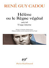 Broché Hélène ou Le règne végétal. Usage interne de René Guy Cadou