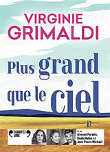 Livre Audio CD Plus grand que le ciel de Virginie Grimaldi