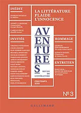  Aventures, n° 3. La littérature plaide l'innocence von Revue