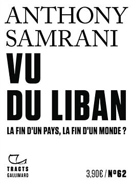 Broché Vu du Liban. La fin d'un pays, la fin d'un monde ? de Anthony Samrani