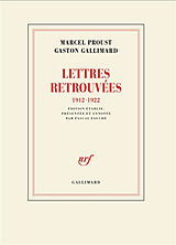 Broschiert Lettres retrouvées : 1912-1922 von Marcel; Gallimard, Gaston Proust