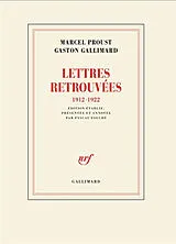 Broschiert Lettres retrouvées : 1912-1922 von Marcel; Gallimard, Gaston Proust