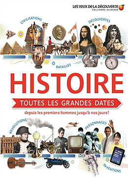 Broché Histoire, toutes les grandes dates : depuis les premiers hommes jusqu'à nos jours ! de Peter; Fullman, Joe; Kennedy, Susan Chrisp