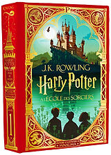 Couverture cartonnée Harry Potter à l'ecole des sorciers de J.K. Rowling