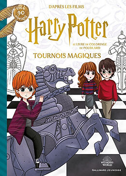 Broché Le livre de coloriage de Poudlard : tournois magiques : d'après les films Harry Potter de 