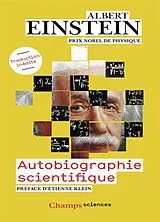 Broschiert Autobiographie scientifique : traduction inédite von Albert Einstein