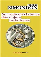 Broschiert Du mode d'existence des objets techniques von Gilbert Simondon