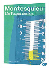 Broché De l'esprit des lois. Vol. 1 de Charles-Louis de Secondat Montesquieu