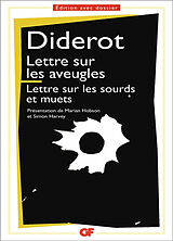 Broché Lettre sur les aveugles. Lettre sur les sourds et muets de Denis Diderot