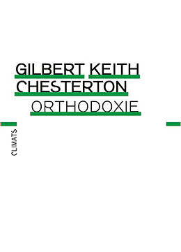 Broché Orthodoxie de Gilbert Keith Chesterton