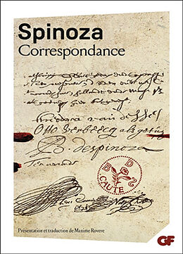 Broché Correspondance de Baruch Spinoza