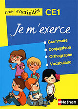 Matériel Je m'exerce en grammaire, conjugaison, orthographe, vocabulaire, CE1 : fichier d'activités de 